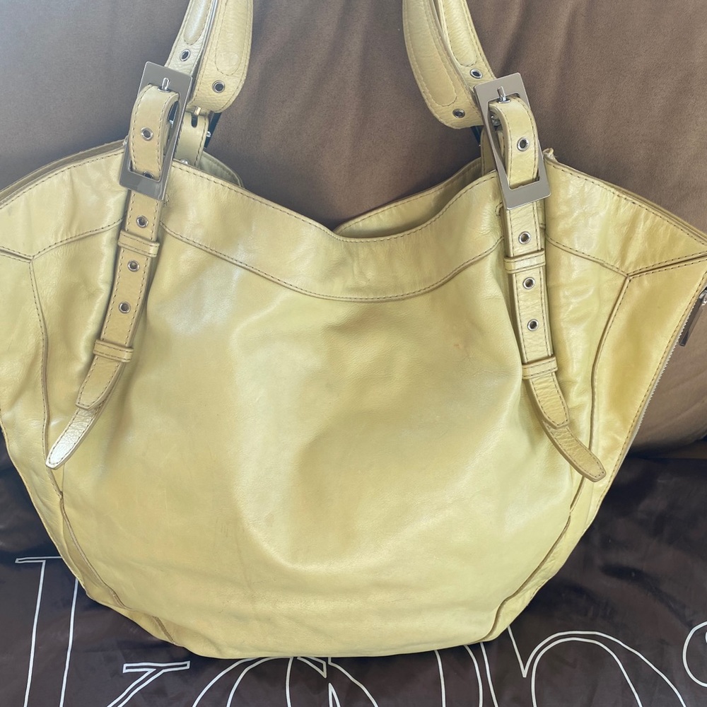 Kooba Light yellow Leather Bag